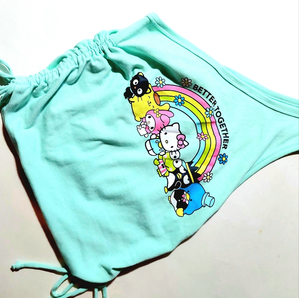 Hello Kitty One Shoulder Strap Tank Top
